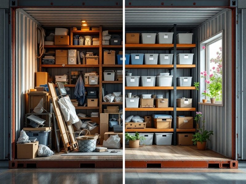 Permanent Shipping Container Storage Shipping Container Storage Solutions: Spring Organization Guide