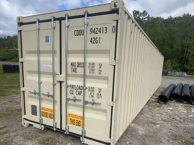 Shipping container available with PayPal installment payments at YES Containers