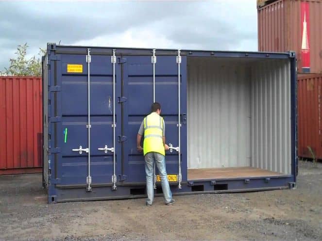 shipping containers new side doors cheap for sale and rent