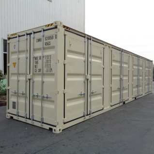New 40ft High Cube Side Door Shipping Container in Cleveland, Ohio for sale