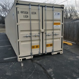 New 40ft Double Door High Cube Shipping Container in Dallas, Texas for sale