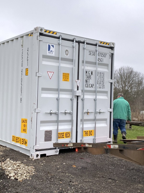New 40ft Double Door High Cube Shipping Container in Oakland, California