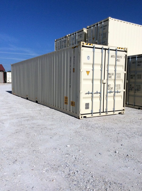 New 40ft Double Door High Cube Shipping Container in Newark, New Jersey