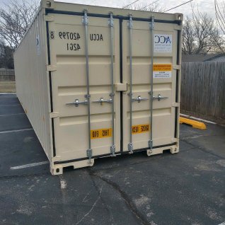 New 40ft Double Door High Cube Shipping Container in Detroit, Michigan for sale