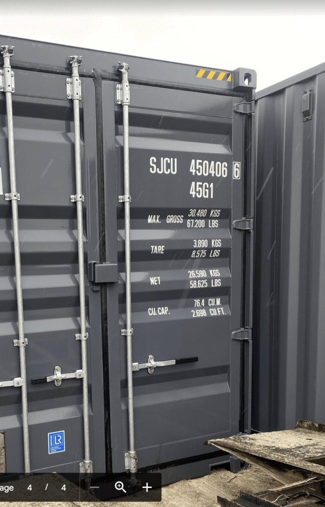 cubed storage High cube shipping containers