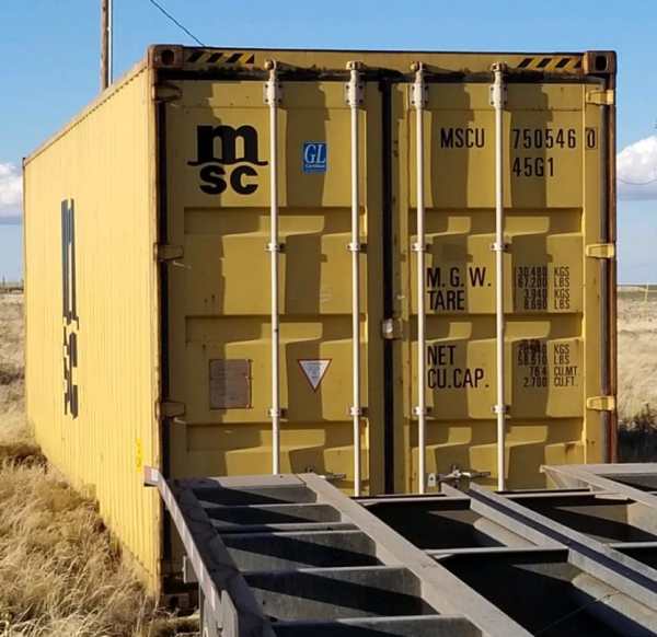 Used 20ft Standard Shipping Container in Chicago, Illinois