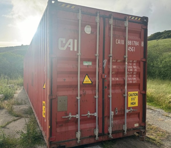 Used 40ft High Cube Shipping Container in Atlanta, Georgia