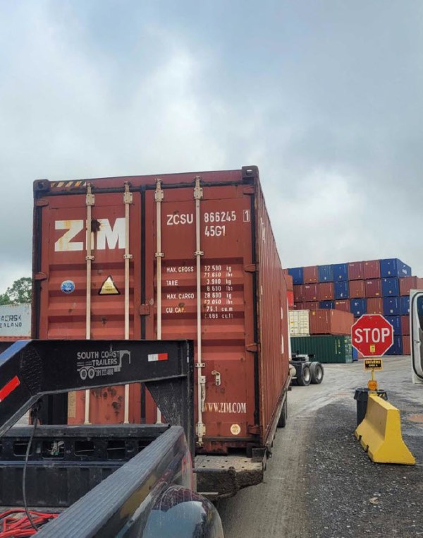 Used 40ft High Cube Shipping Container in Mobile, Alabama