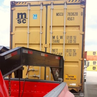 Used 40ft High Cube Shipping Container in Cincinnati, Ohio for sale