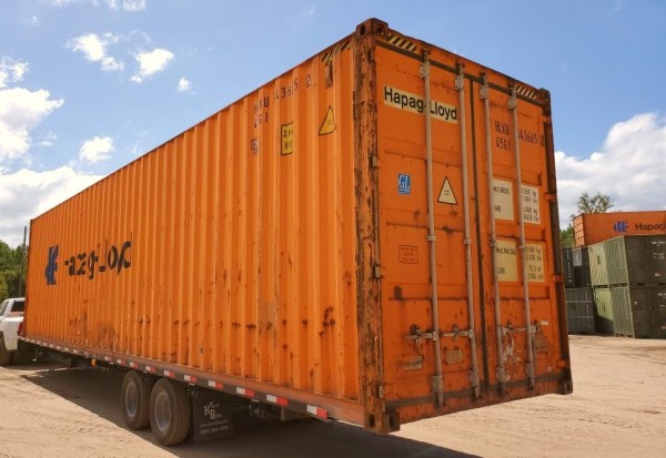 Used 40ft High Cube Shipping Container in Dallas, Texas