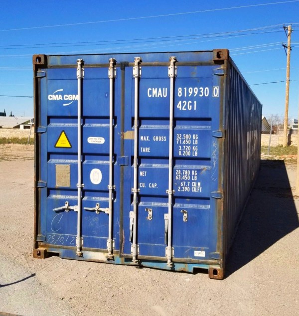 Used 40ft Standard Shipping Container in Mansfield, Massachusetts