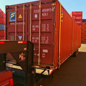 Used 40ft Standard Shipping Container in Boston, Massachusetts