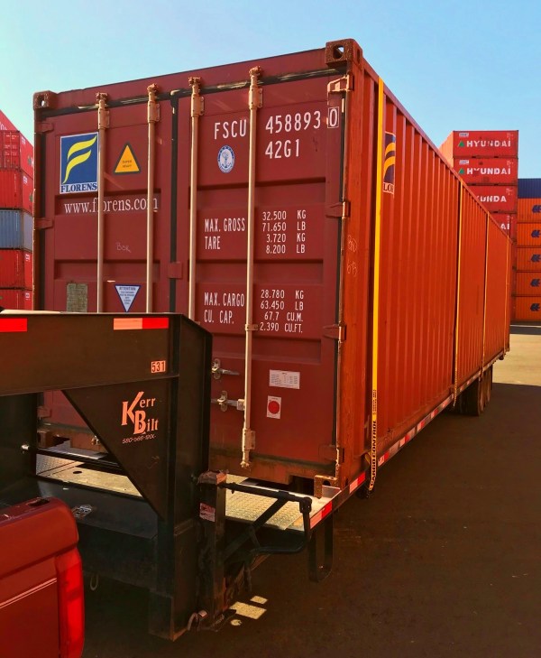 Used 40ft Standard Shipping Container in Boston, Massachusetts