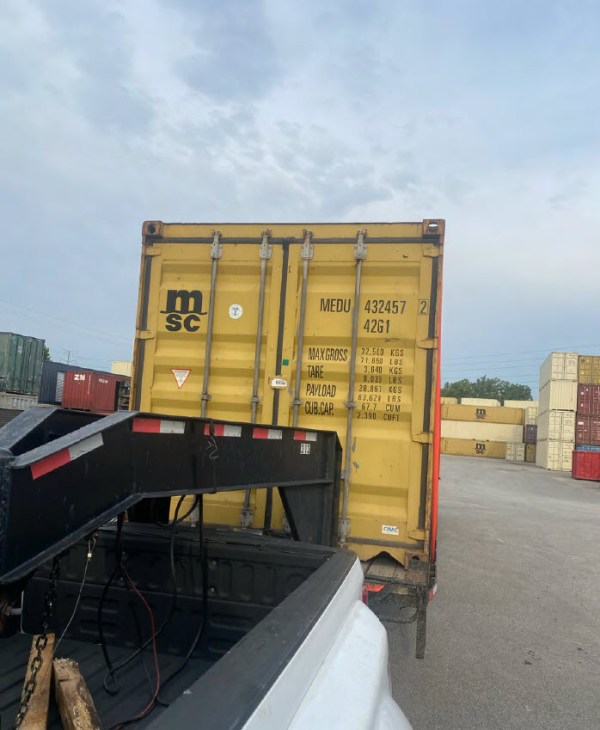 Used 40ft Standard Shipping Container in Greer, South Carolina