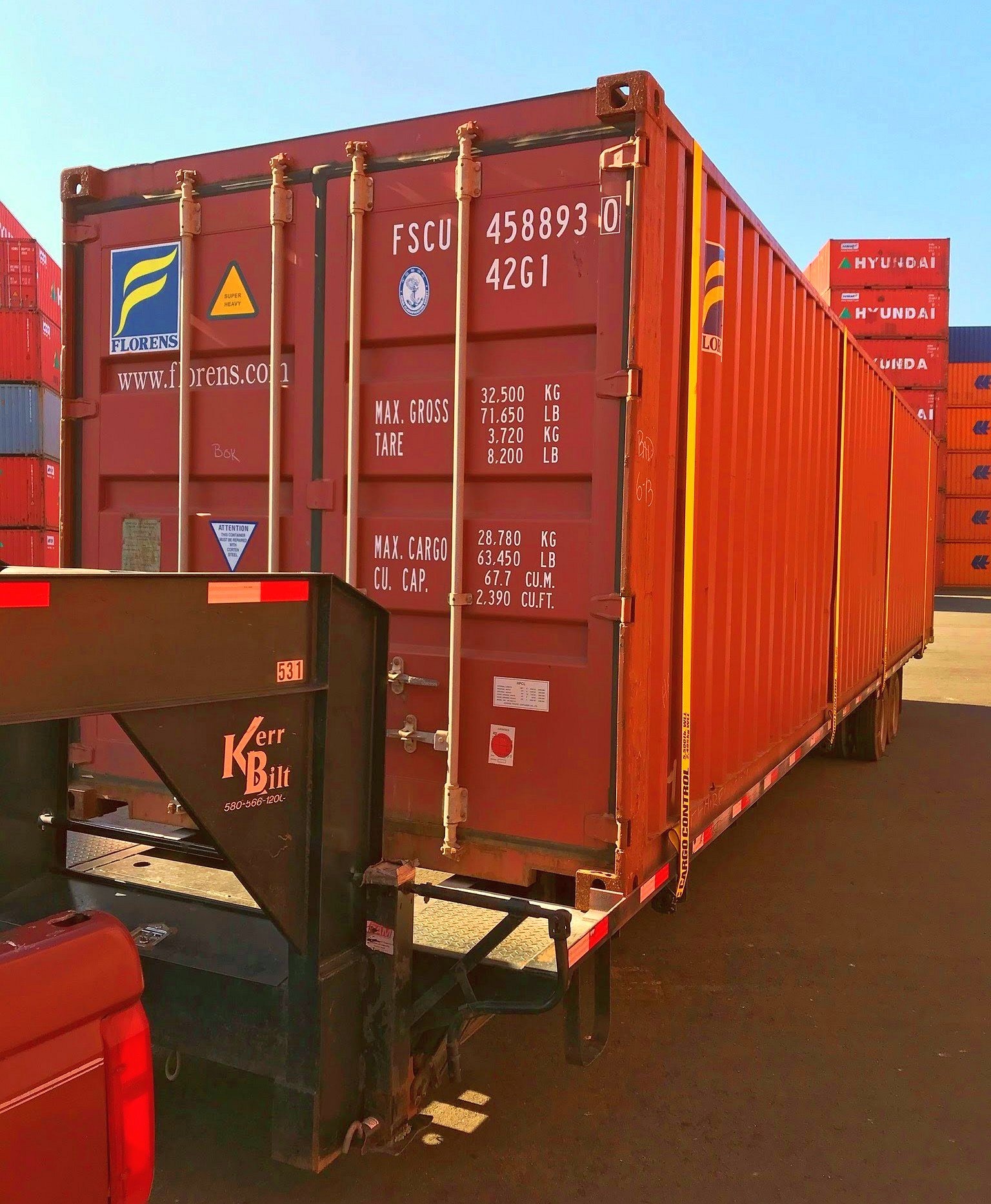 Used 40ft Standard Shipping Container in Savannah, GA | Yes Containers